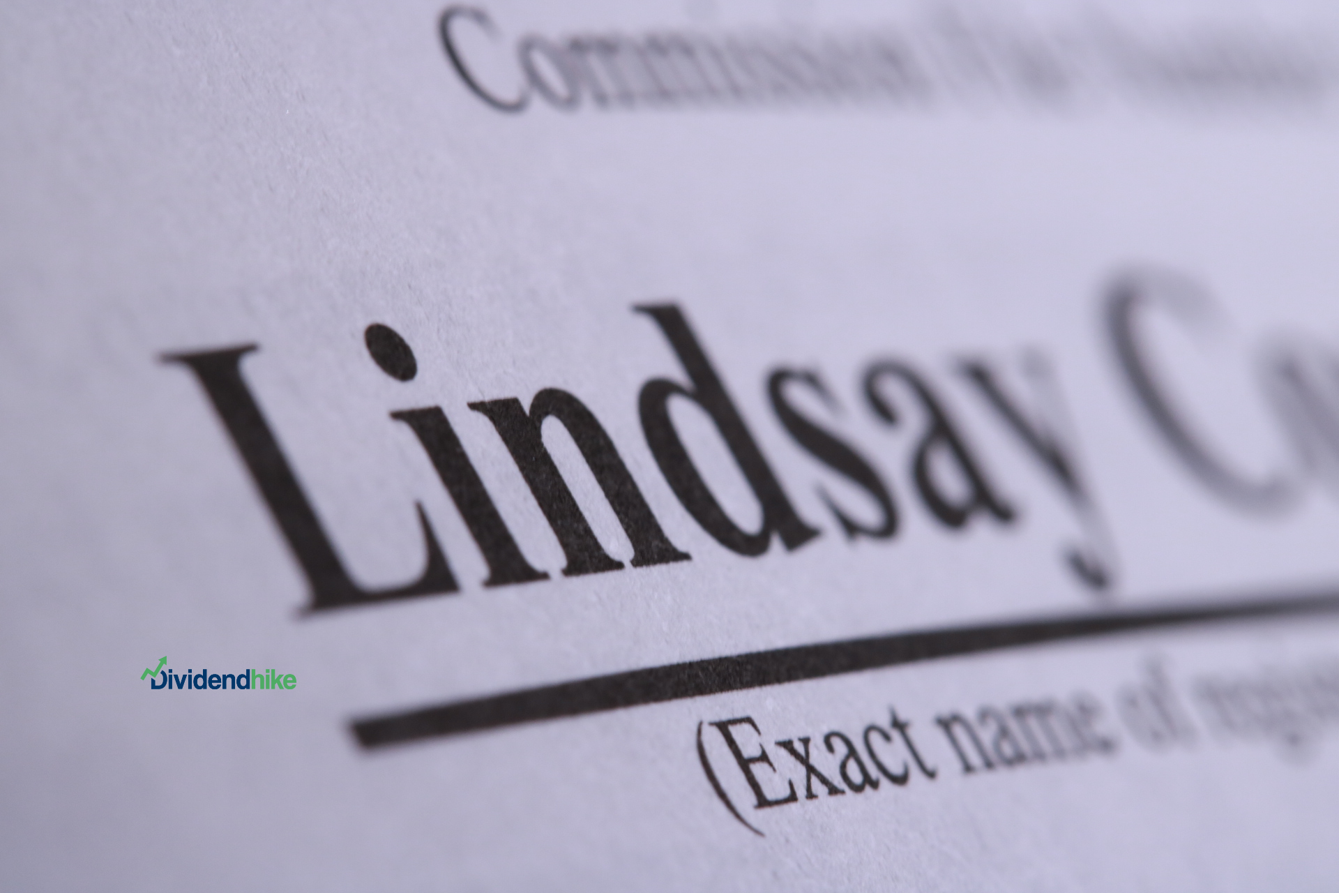 Lindsay Corporation has paid a dividend to its shareholders every year since 1996 © dividendhike.com