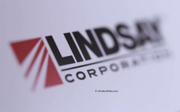 Lindsay has raised its dividend 19 consecutive years