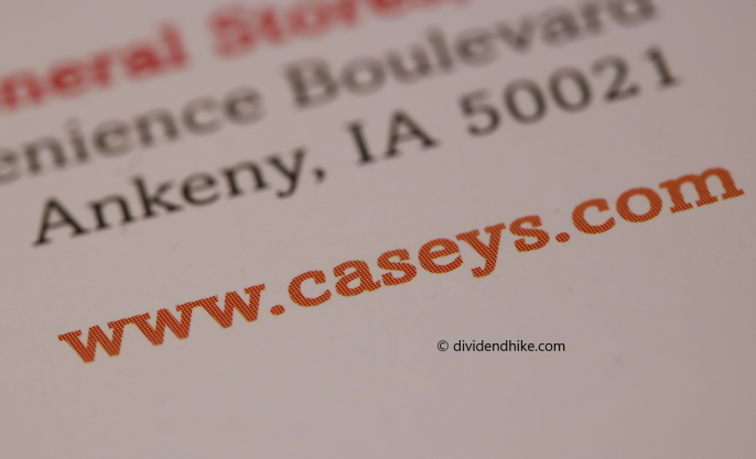 CASY has raised its dividend 22 consecutive years 