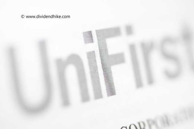 Unifirst is a Cintas (CTAS, the Dividend Aristocrat....) peer | image: dividendhike.com