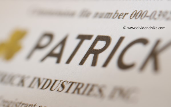 Patrick Industries hikes the dividend by double digits again | image: dividendhike.com